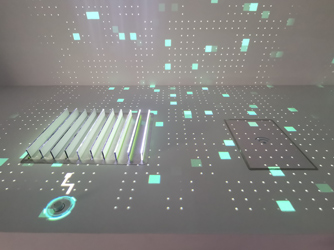 江西上饒數字信州產業園規劃展廳多媒體項目-桌面、墻面投影互動