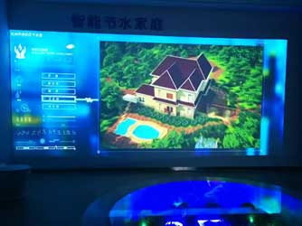 墻面投影互動節水常識介紹