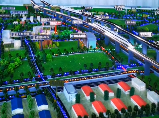 交通模型數字沙盤