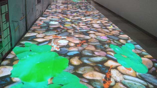 地面互動投影-好奇數(shù)字科技