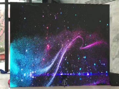 LED大屏體感粒子互動(dòng)-kinect體感互動(dòng)-好奇數(shù)字科技