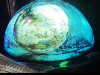 球幕投影-外投半球-好奇數字科技