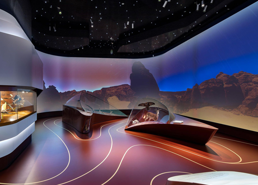 弧幕投影在博物館、展覽館的應用場景-好奇數字科技